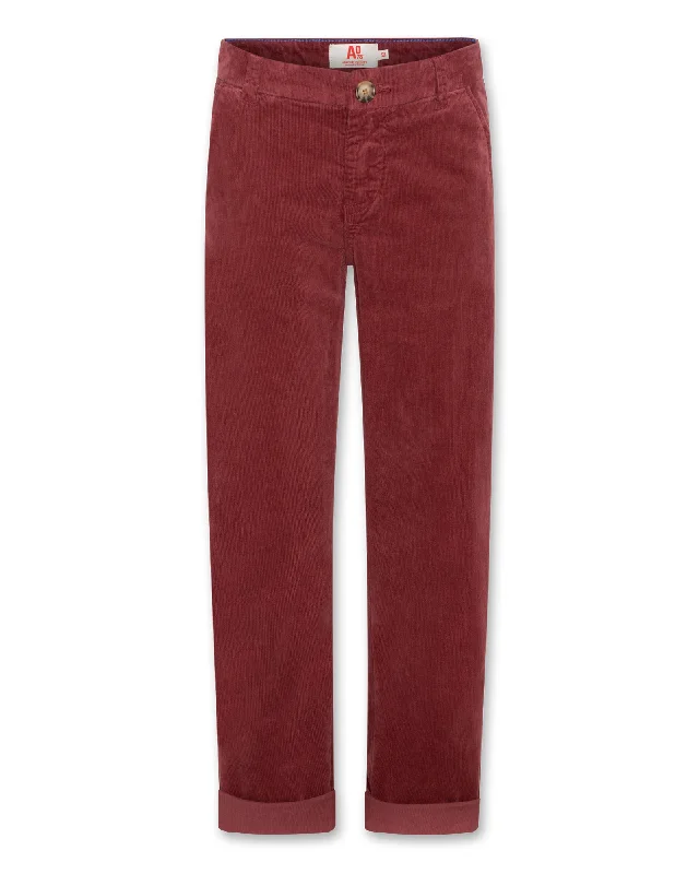 Barry Chino Cord Pants - Bordeaux