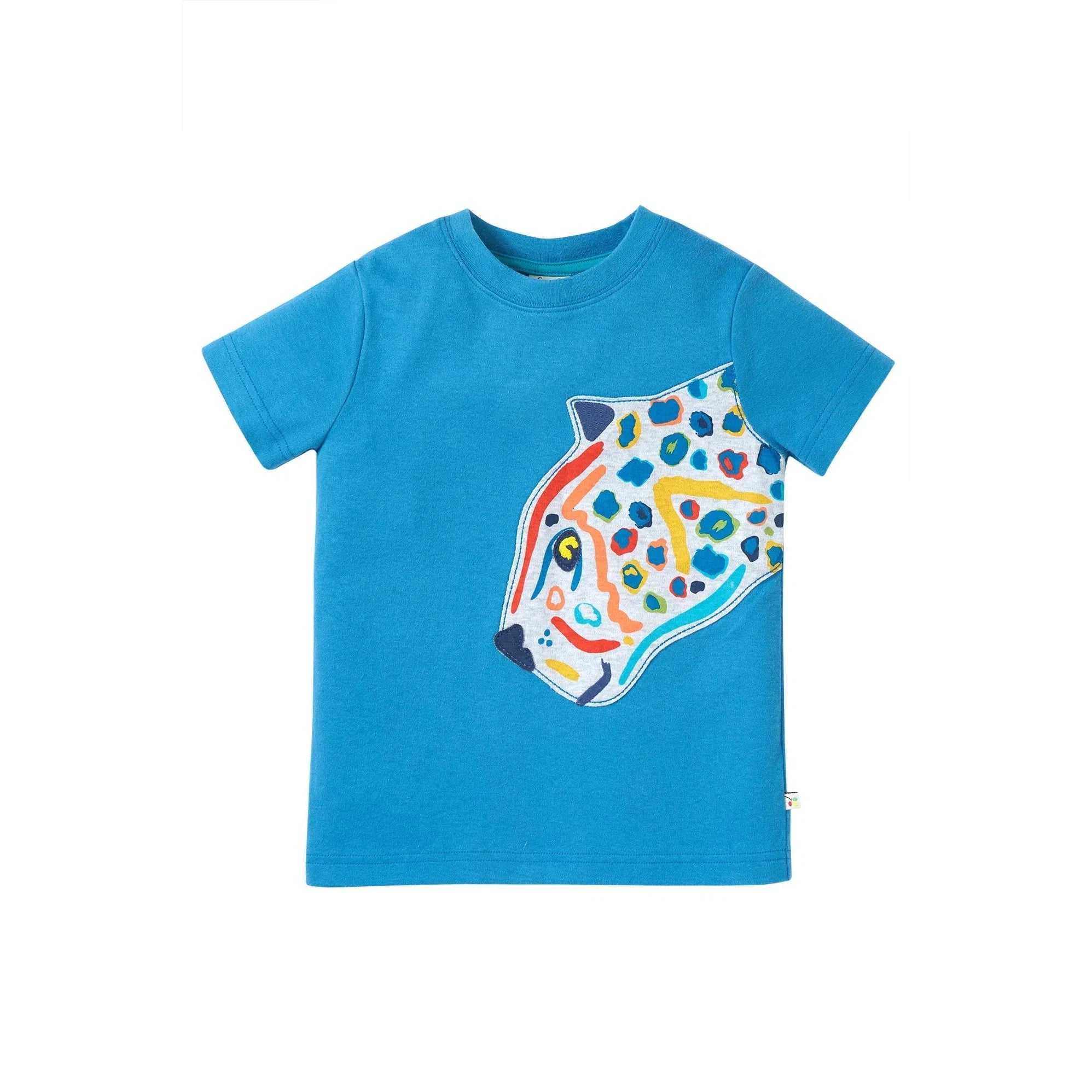 Deep Water / Jaguar Carsen Applique T-Shirt - 2 Left Size 4-5 & 5-6 years