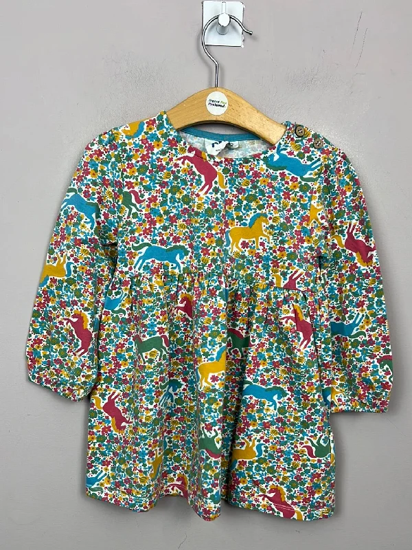 Kite ditsy pony jersey dress 3y